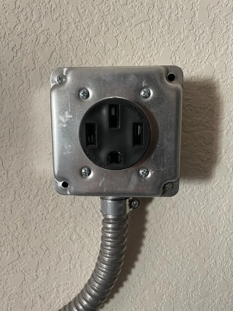 NEMA 14-50 outlet installed for Smart Home Electrical in Soddy-Daisy